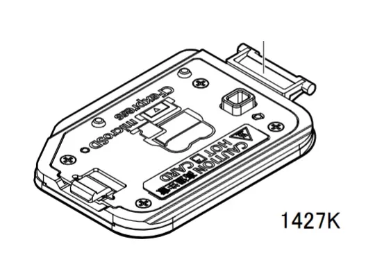 Nikon Akkufachdeckel fuer Nikon ZR battery door cover